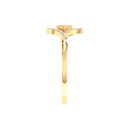 Dazzling Crowny Ring In 925 Sterling Silver - Eleven