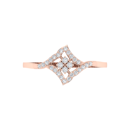Dazzling Crowny Ring In 925 Sterling Silver - Two