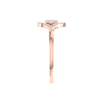 Dazzling Crowny Ring - Three