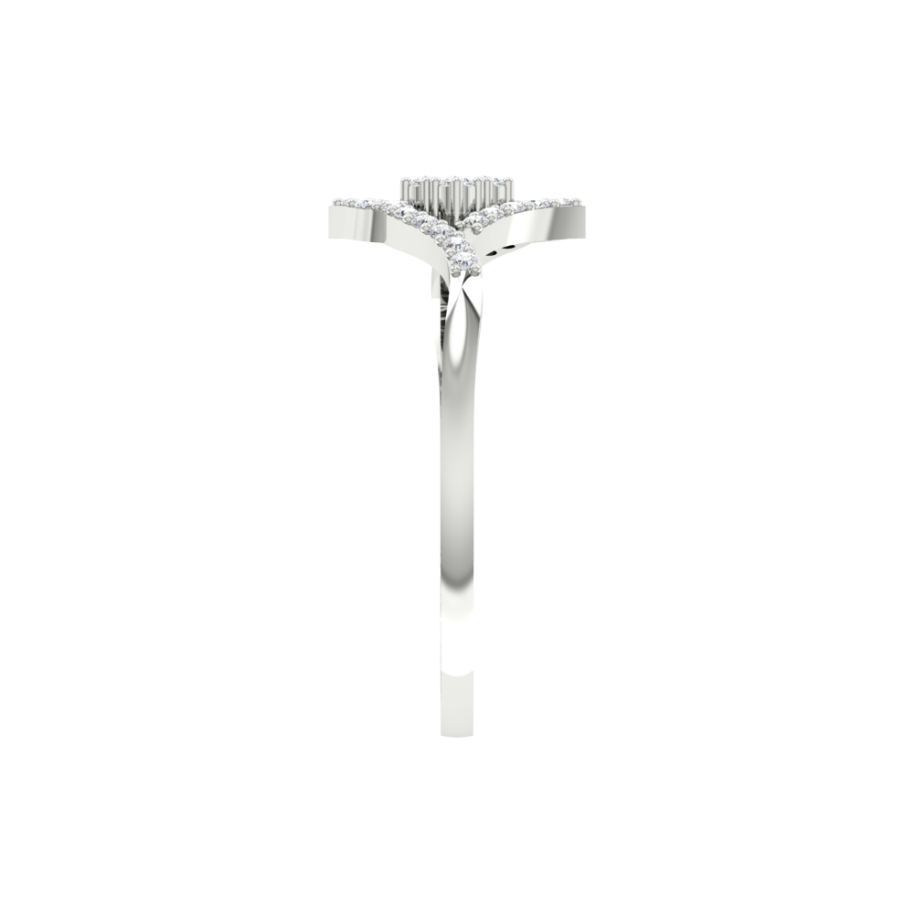 Dazzling Crowny Ring In 925 Sterling Silver - Seven