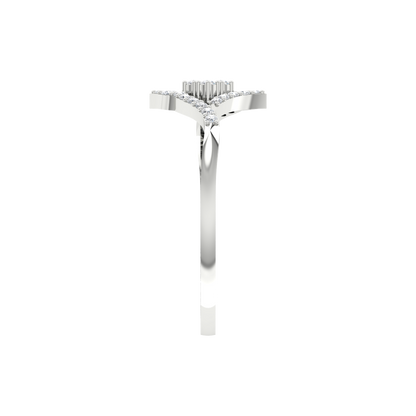 Dazzling Crowny Ring In 925 Sterling Silver - Seven