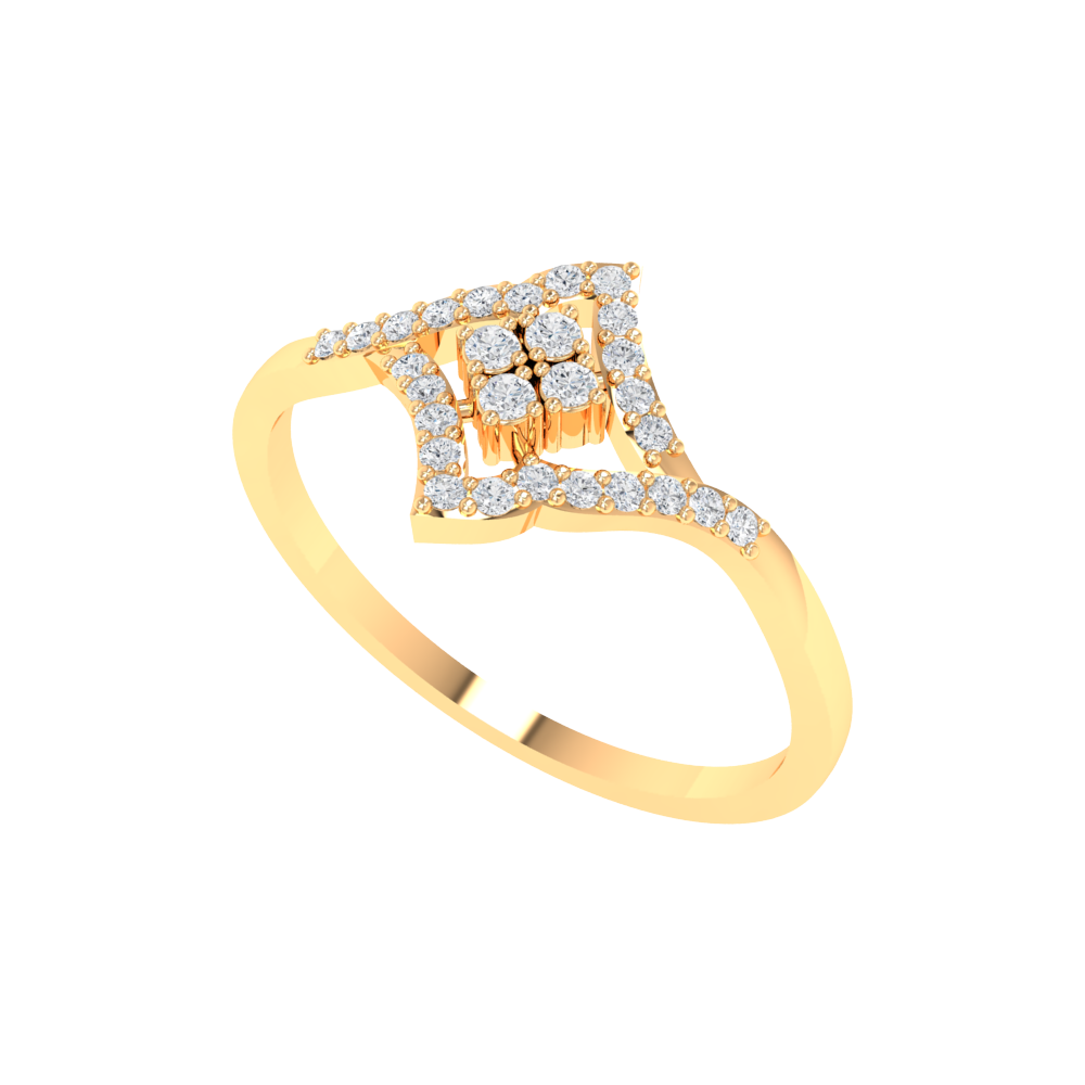 Dazzling Crowny Ring In 925 Sterling Silver - Nine
