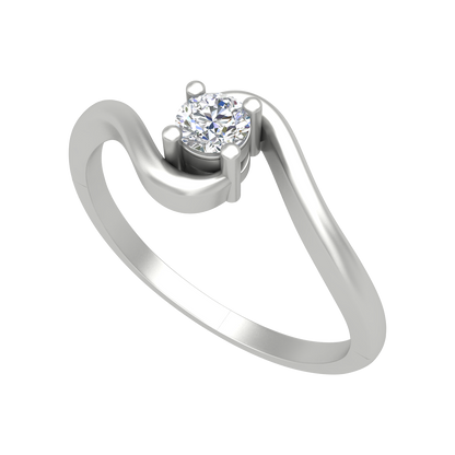 Dazzling Diva Fashion Ring In 925 Sterling Silver - Five