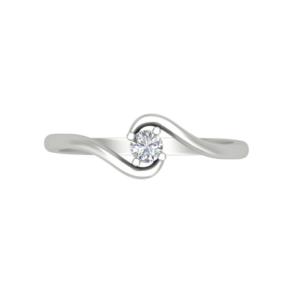 Dazzling Diva Fashion Ring In 925 Sterling Silver - Six