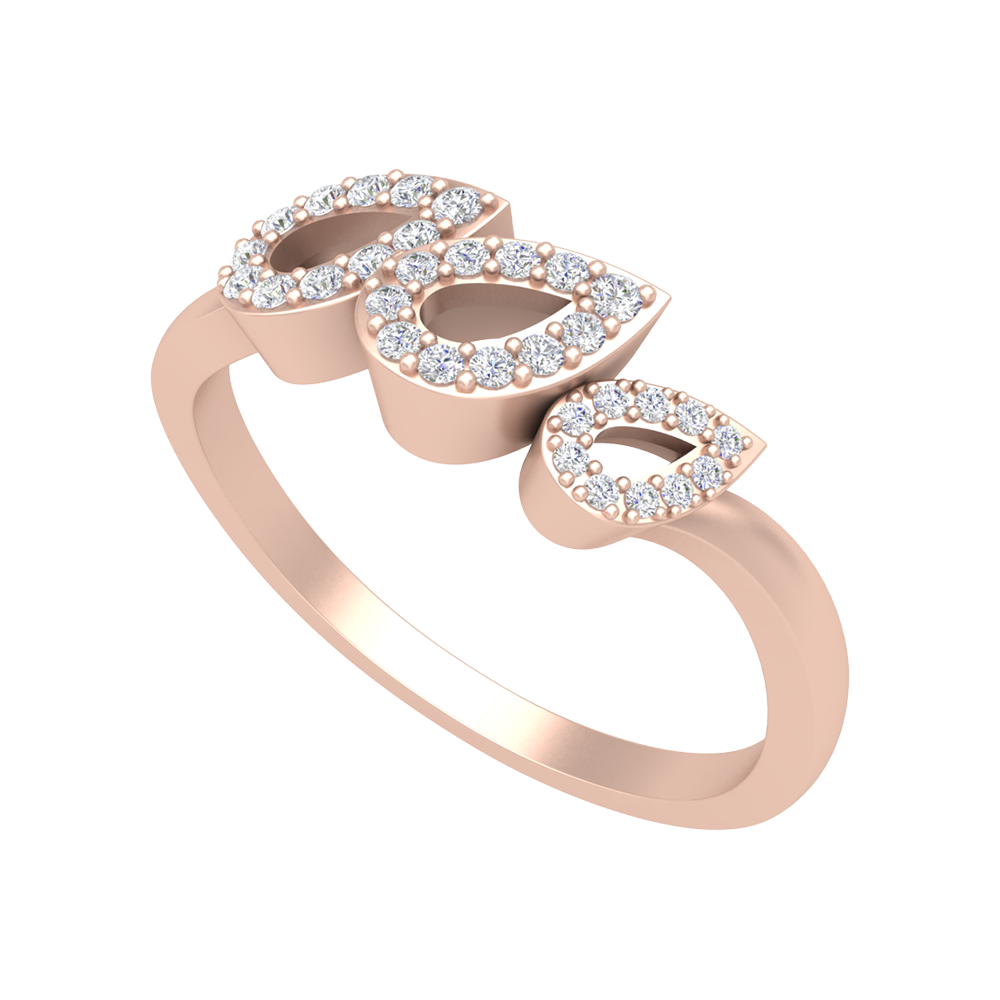 Dazzling Drops Ring - One