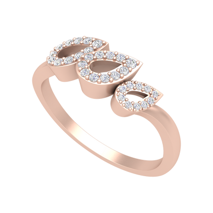 Dazzling Drops Ring - One