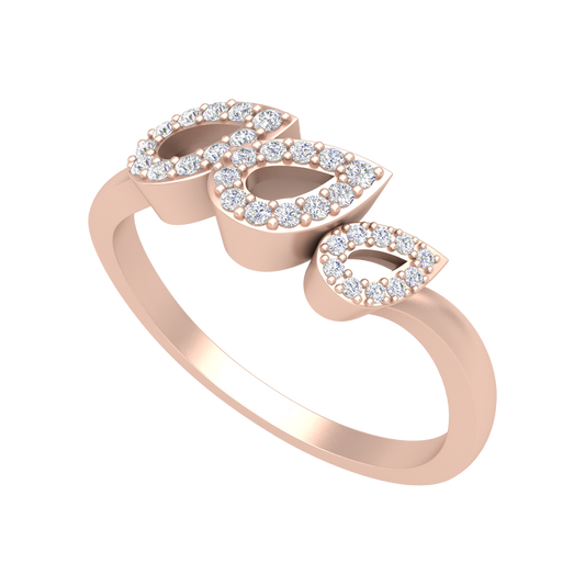 Dazzling Drops Ring - One