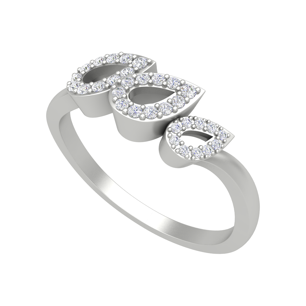 Dazzling Drops Ring - Five