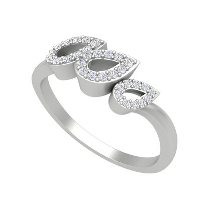 Dazzling Drops Ring - Five