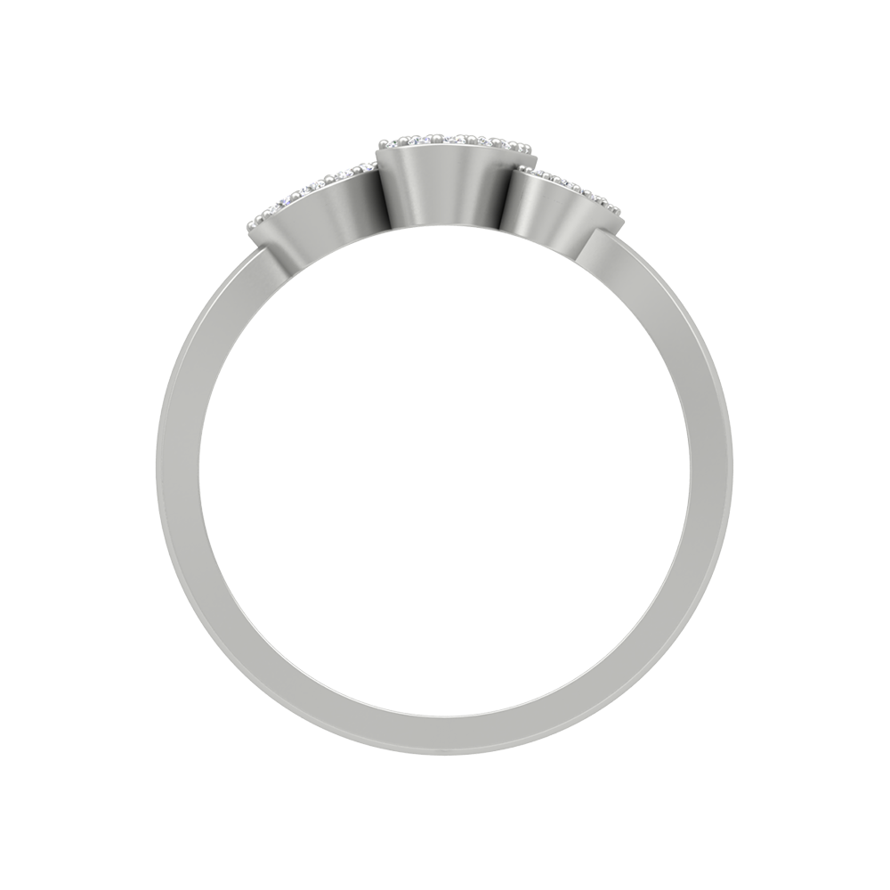 Dazzling Drops Ring In 925 Sterling Silver - Eight