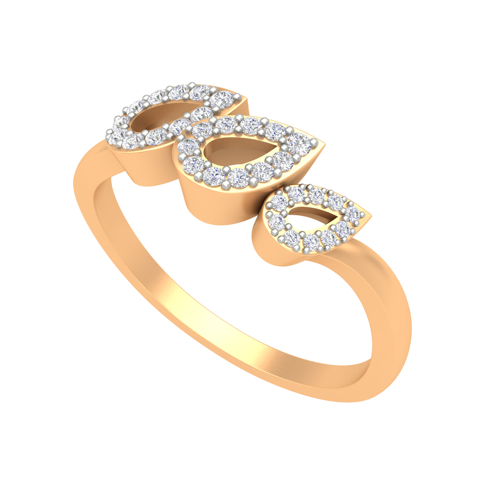 Dazzling Drops Ring - Nine