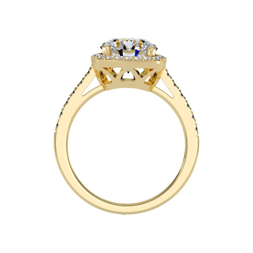 Dazzling Halo Ring - Eleven