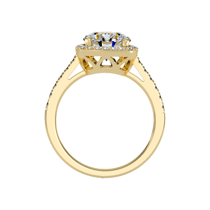 Dazzling Halo Ring - Eleven