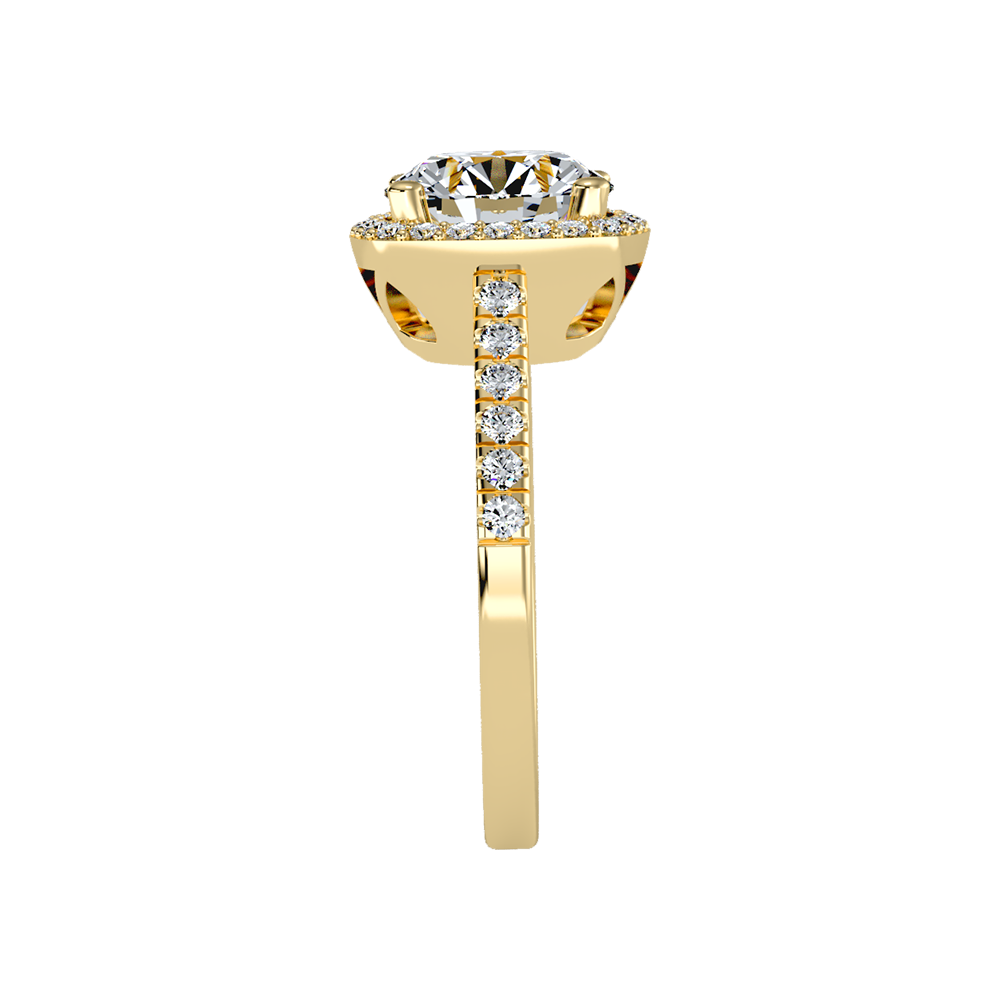 Dazzling Halo Ring - Twelve