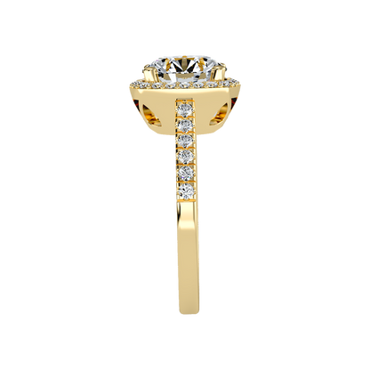 Dazzling Halo Ring - Twelve