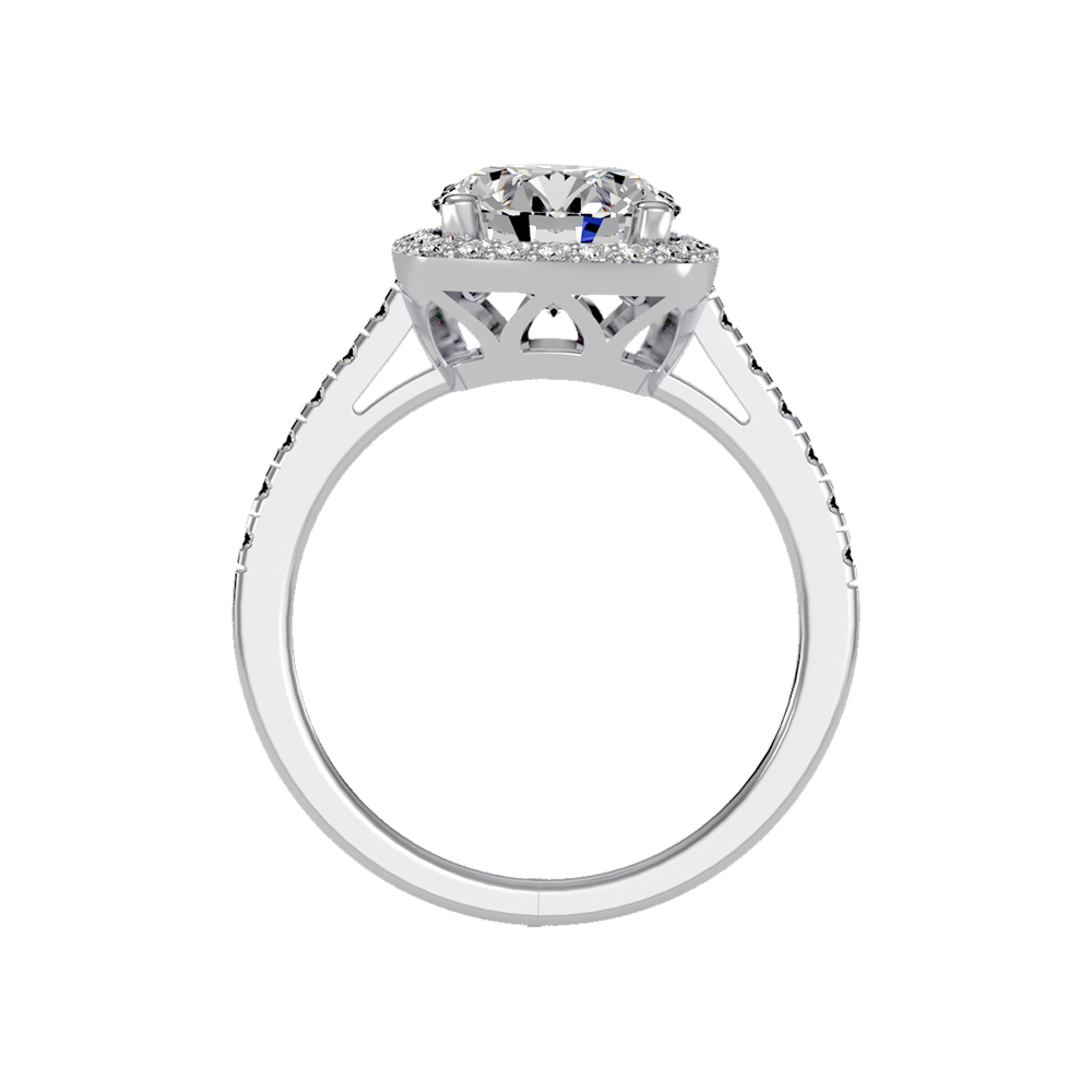 Dazzling Halo Ring - Two