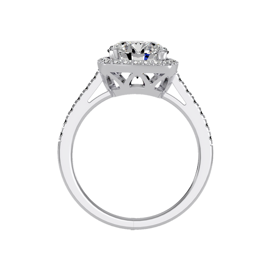 Dazzling Halo Ring - Two