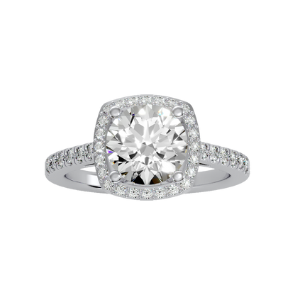 Dazzling Halo Ring - Three