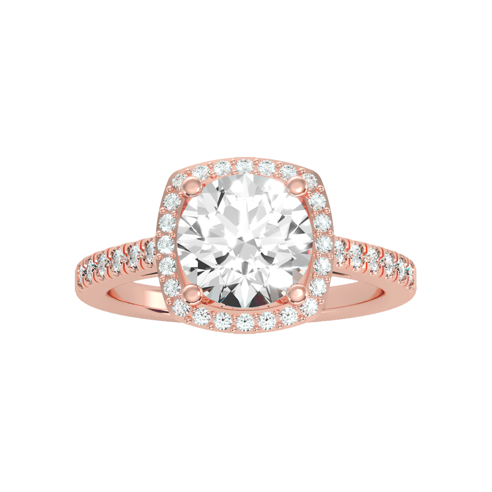 Dazzling Halo Ring - Five