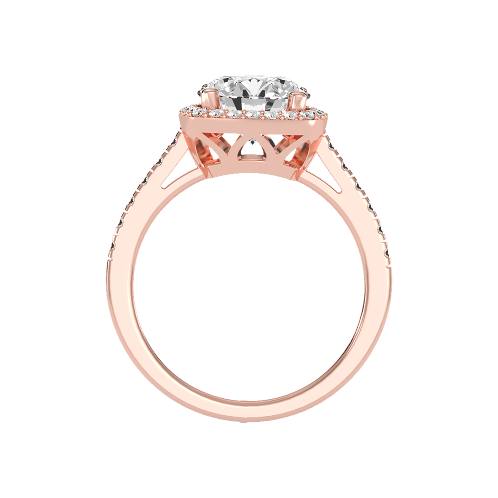 Dazzling Halo Ring - Six