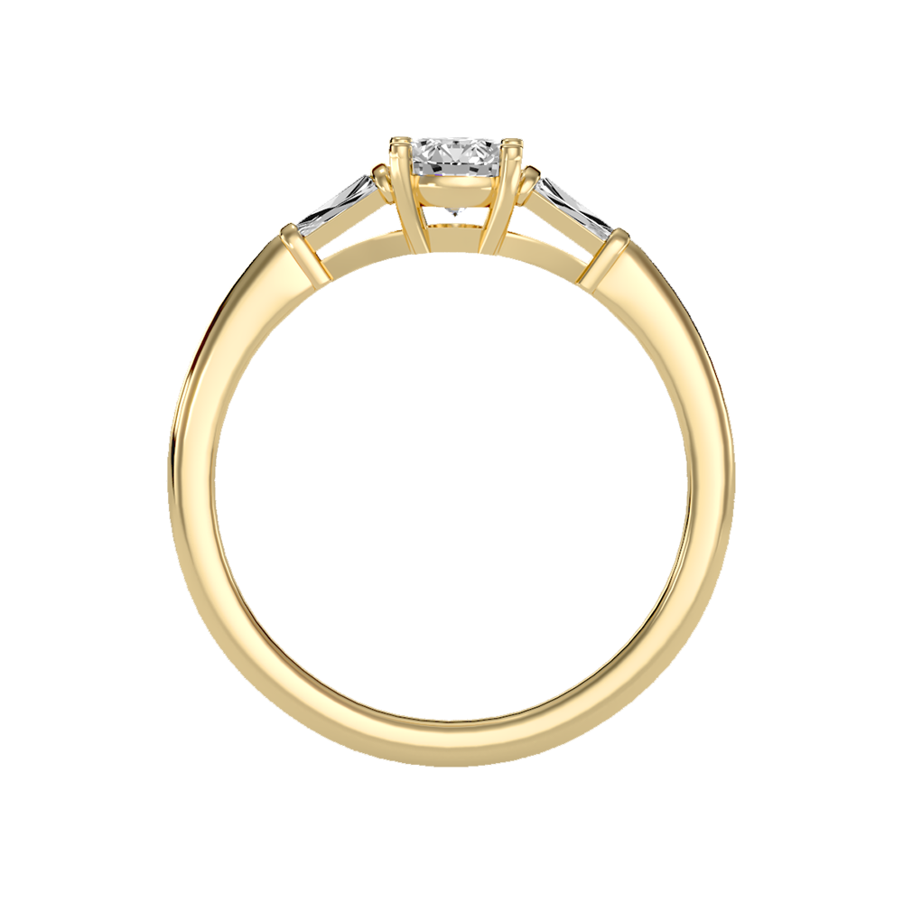 Dazzling Solitaire Ring In 925 Sterling Silver - Twelve