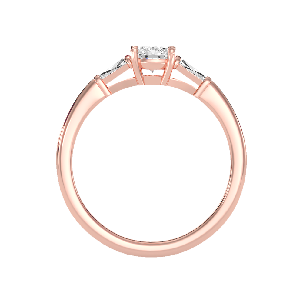 Dazzling Solitaire Ring In 925 Sterling Silver - Six