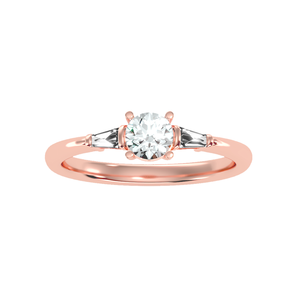 Dazzling Solitaire Ring In 925 Sterling Silver - Seven