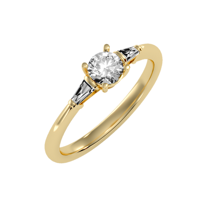Dazzling Solitaire Ring - Nine