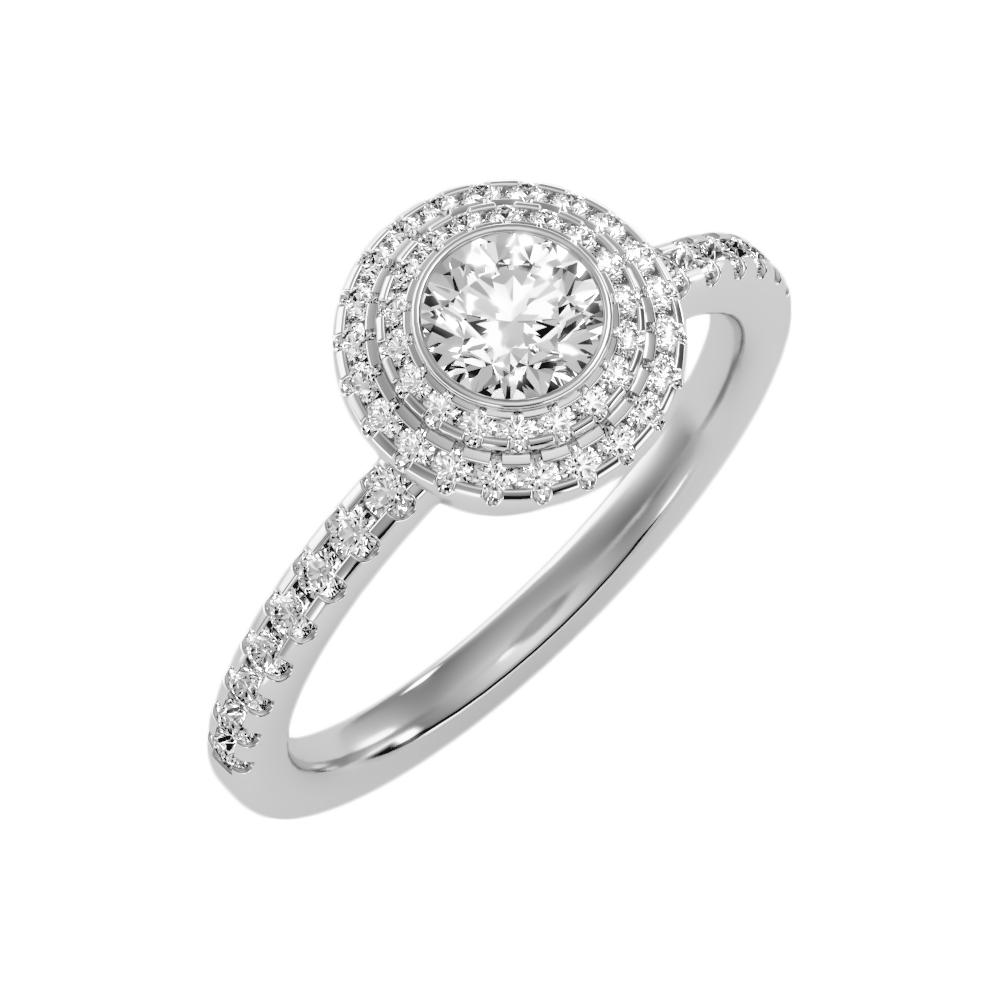Dazz Halo Ring - Five