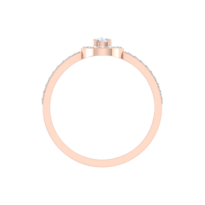 Dazz Ring In 925 Sterling Silver - Four