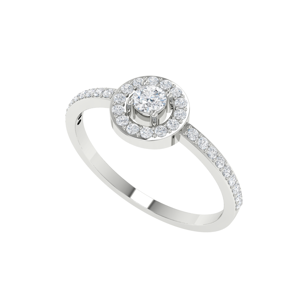 Dazz Ring In 925 Sterling Silver - Five