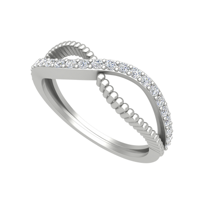 Delicate Dorn Infinity Band In 925 Sterling Silver - Five