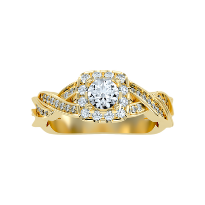 Delicate Halo Ring - Ten