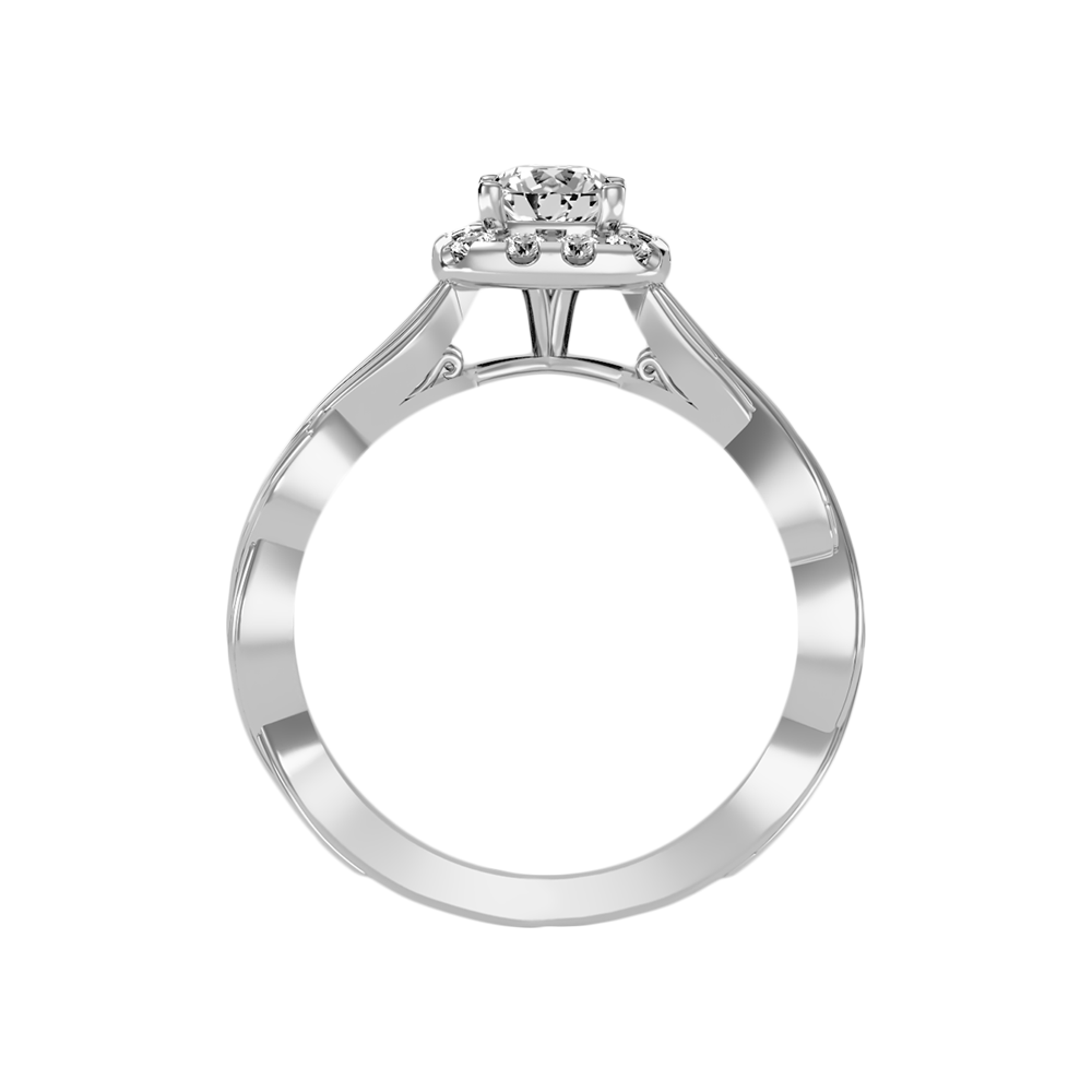 Delicate Halo Ring - Two
