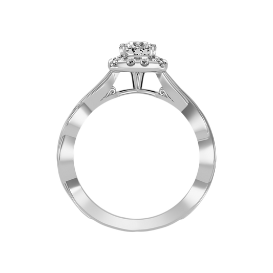 Delicate Halo Ring - Two