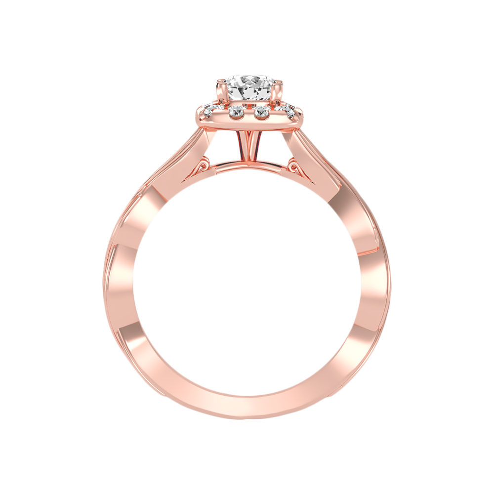 Delicate Halo Ring - Six
