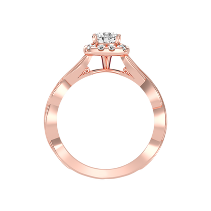 Delicate Halo Ring - Six