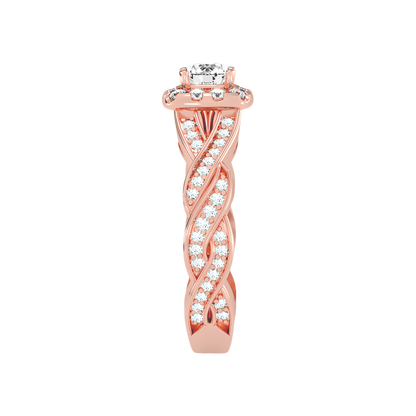Delicate Halo Ring - Eight