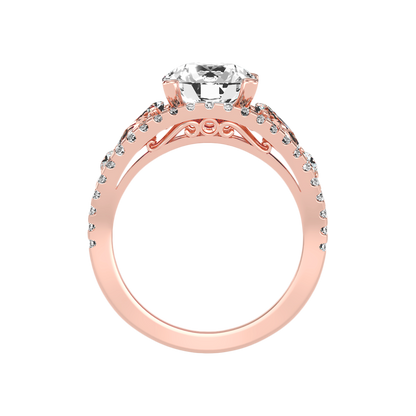 Delicate Solitaire Ring In 925 Sterling Silver - Twelve
