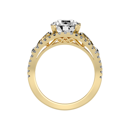 Delicate Solitaire Ring In 925 Sterling Silver - Four