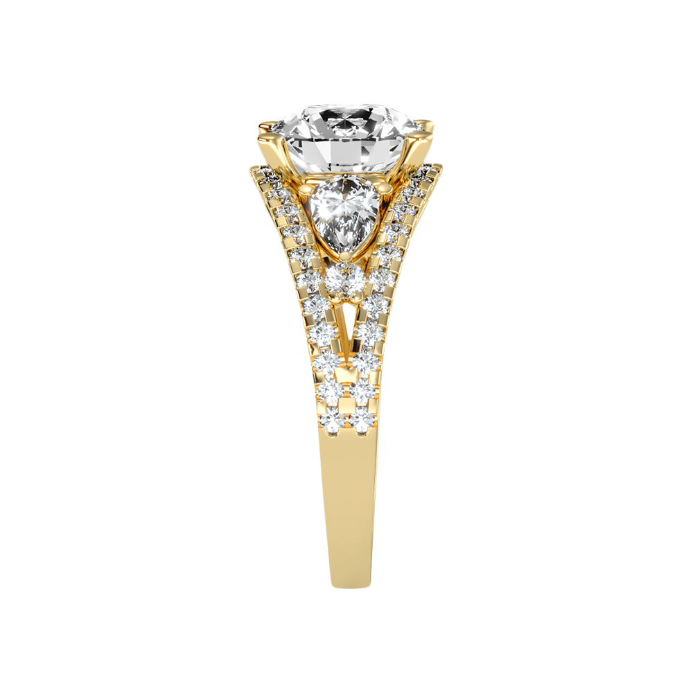 Delicate Solitaire Ring - Five