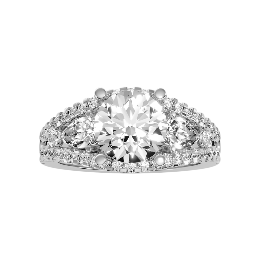 Delicate Solitaire Ring In 925 Sterling Silver - Seven