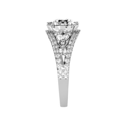 Delicate Solitaire Ring - Eight
