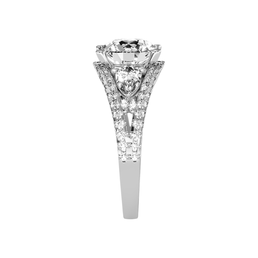 Delicate Solitaire Ring In 925 Sterling Silver - Eight