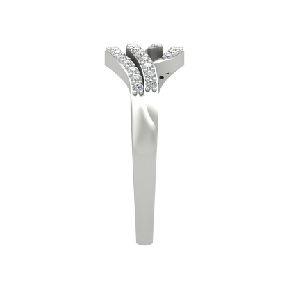 Delice Diamond Ring In 925 Sterling Silver - Two