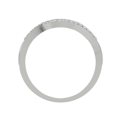 Delice Diamond Ring In 925 Sterling Silver - Four