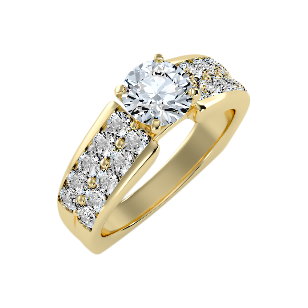 Delightful Solitaire Ring In 925 Sterling Silver - Nine