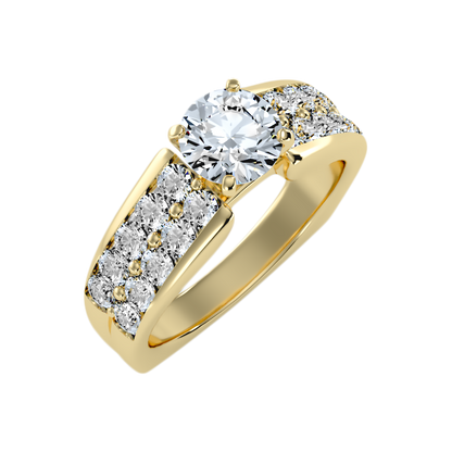 Delightful Solitaire Ring In 925 Sterling Silver - Nine