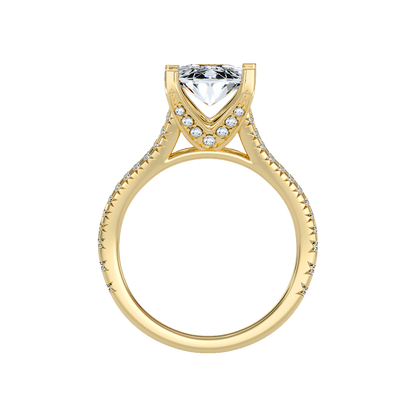 Delux Halo Ring In 925 Sterling Silver - Twelve