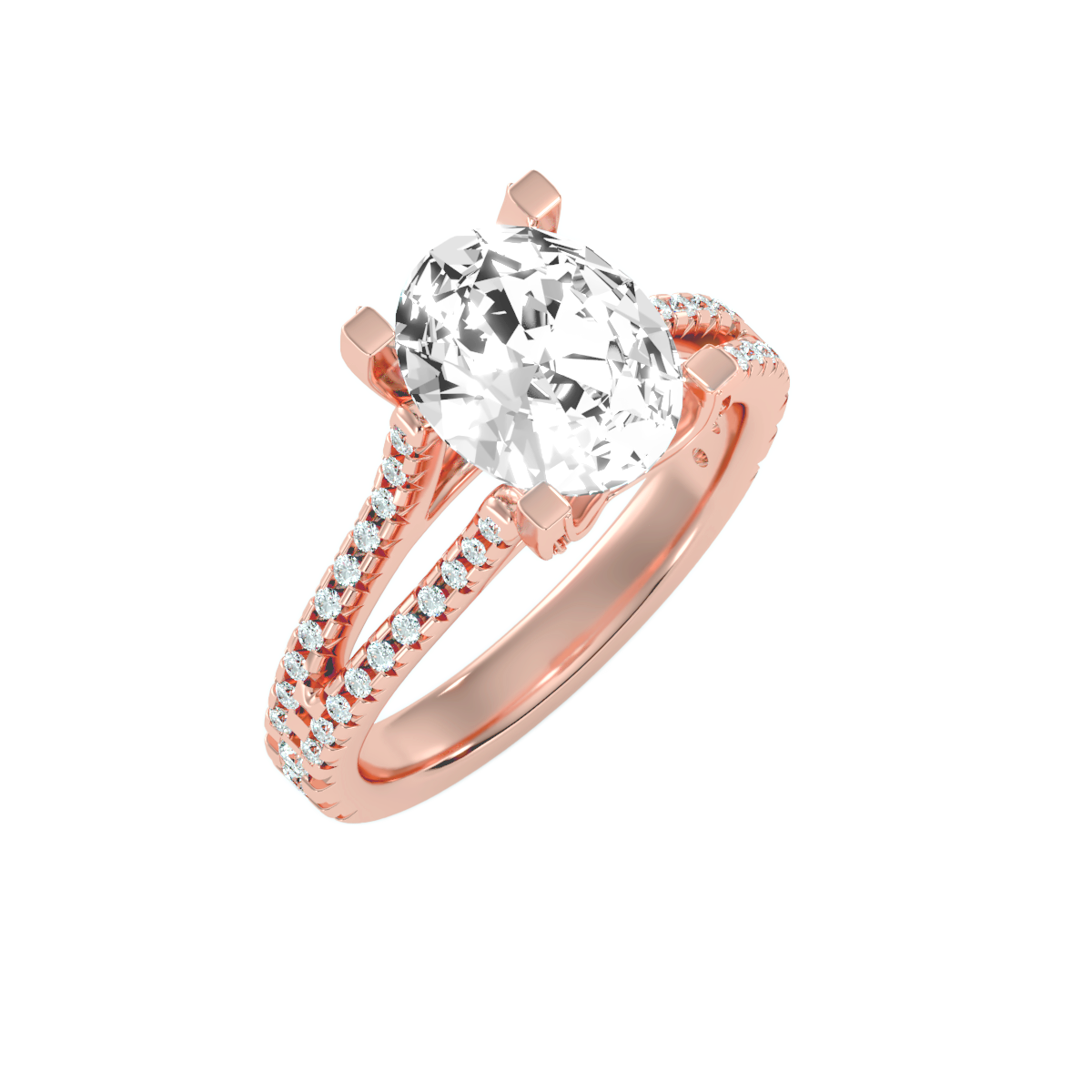 Delux Halo Ring In 925 Sterling Silver - Five